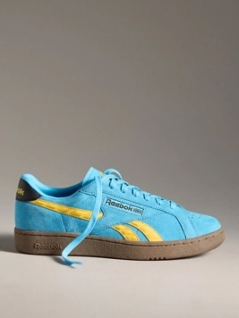 Reebok Club C Grounds Sneakers Future Cyan/Gold Size 7W / 5.5M NIB